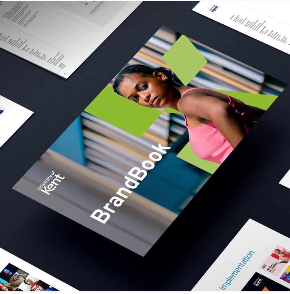 Brand agency mock up of a young woman of colour