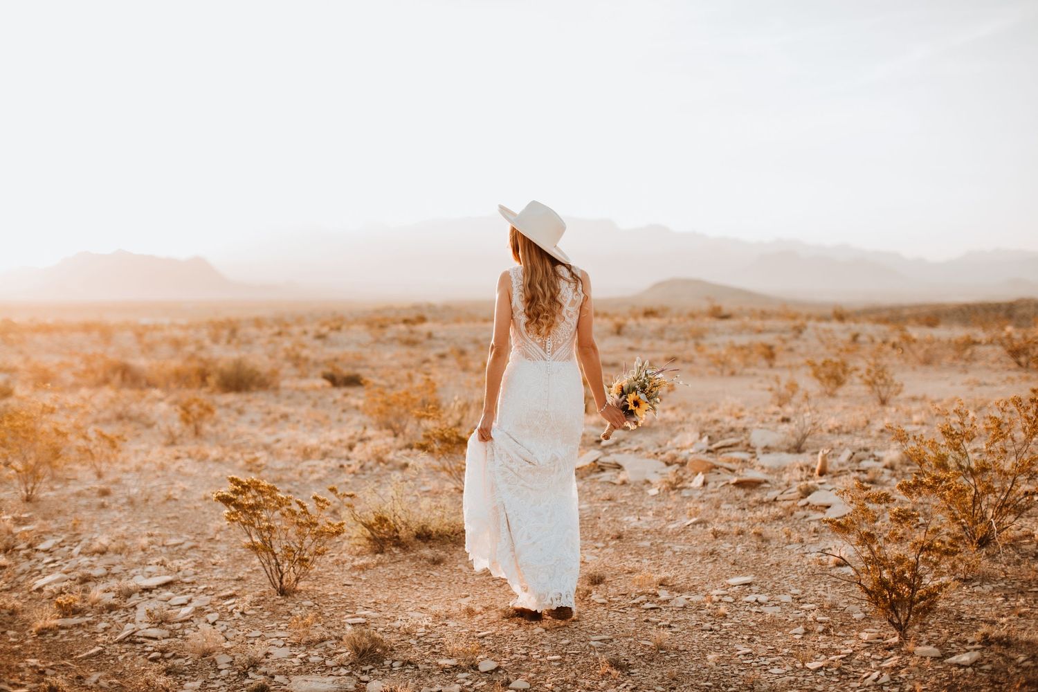 Bridal Portraits at Santa Elena Canyon in Big Bend by Cali Layton Photography, a Texas Wedding Photographer.
