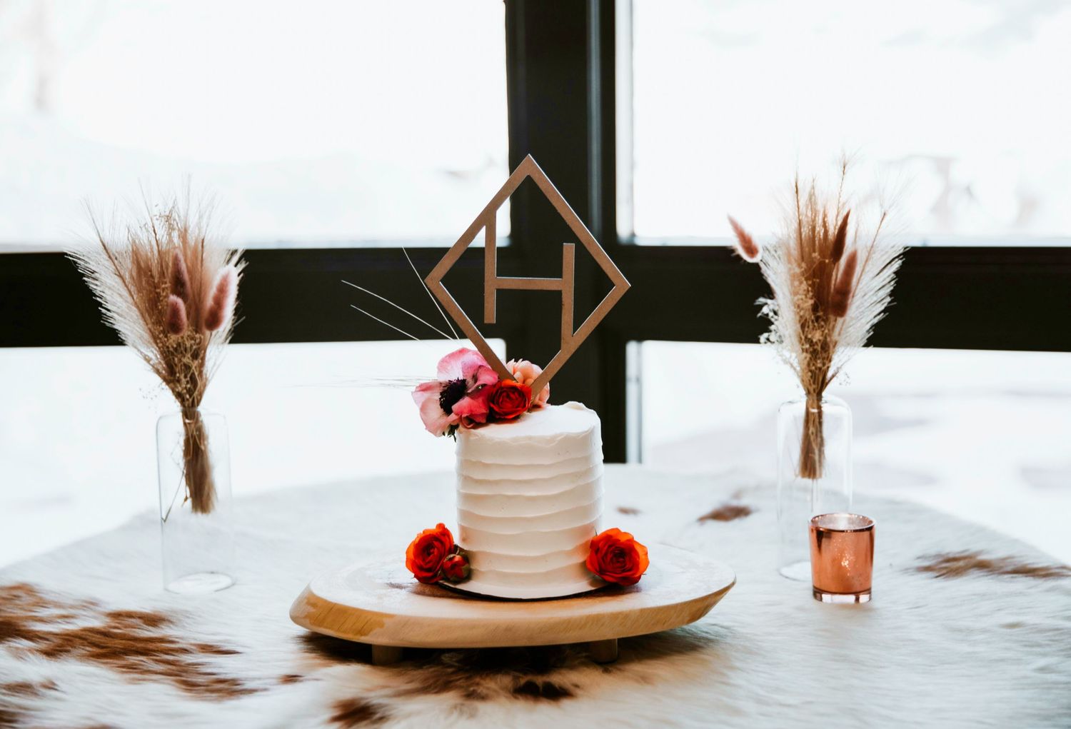 Cake Cutting for Jackson Hole, WY Elopement by Carli Layton Photography, a Texas Elopement Photographer.