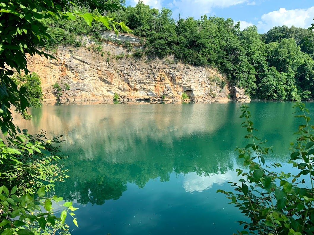 Mead's Quarry at Ijams Nature Center.