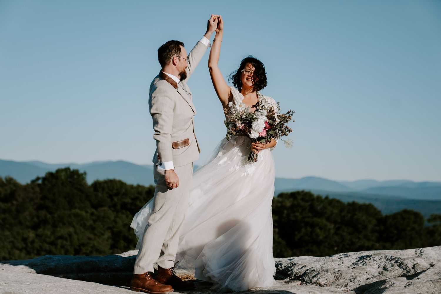 Mountain elopement