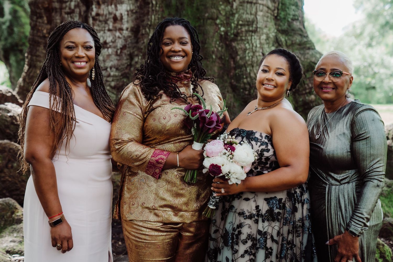 LGBTQ, Elopement, Tree of Life, Family, Mothers, New Orleans Wedding Photography, brides, tradition