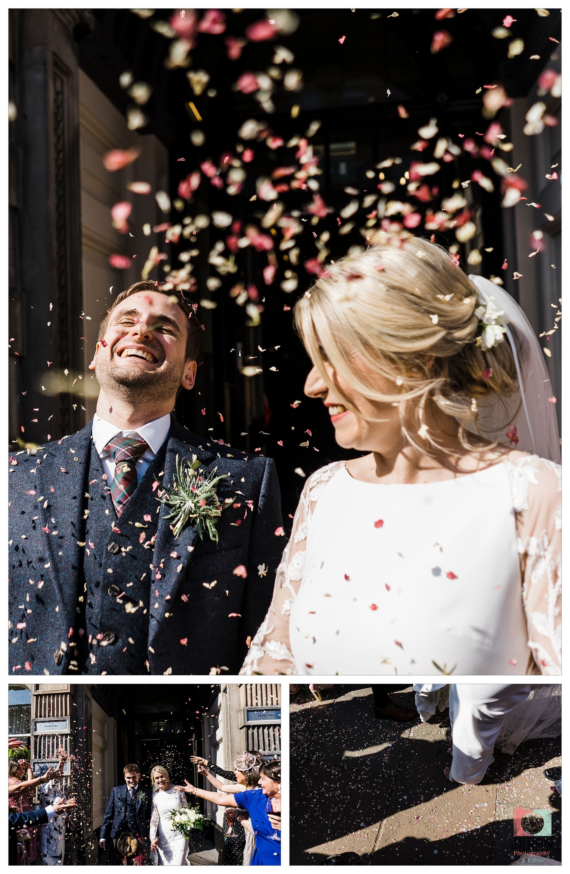 The George hotel edinburgh wedding photographer