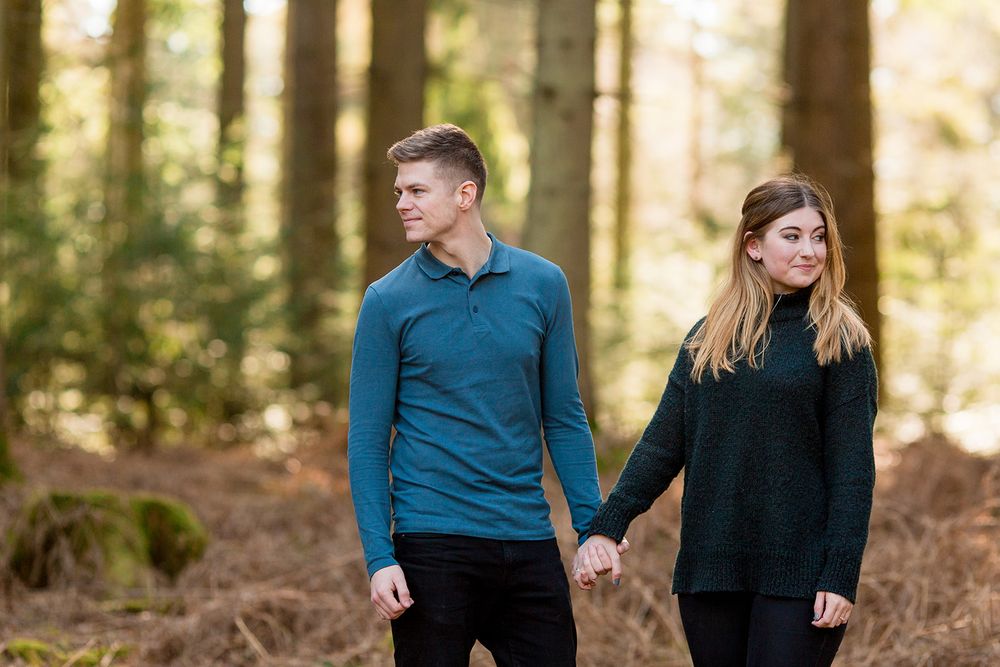 candid engagement photography new forest