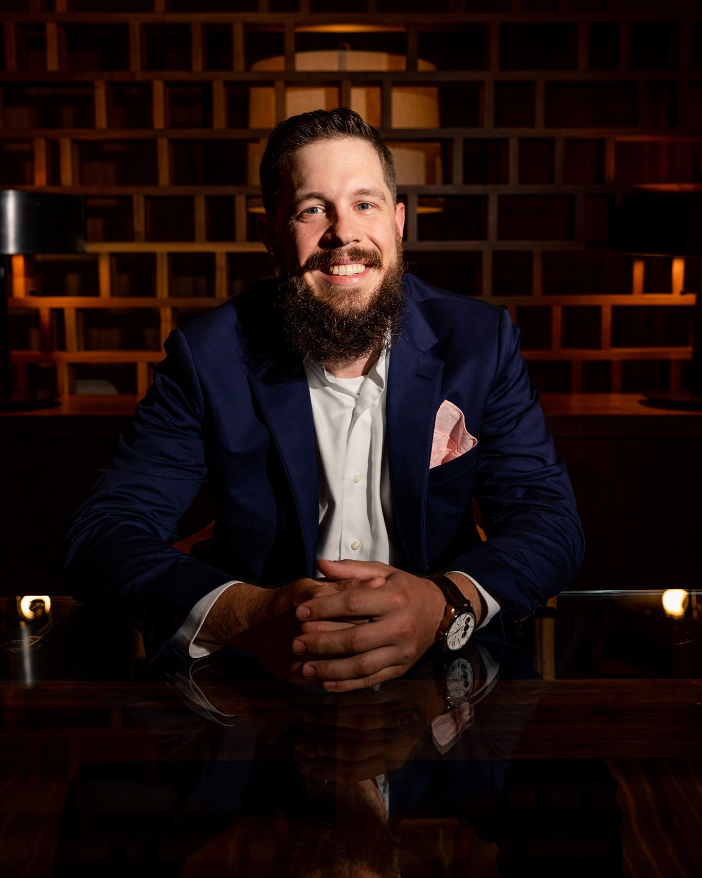 smiling groom photo at andaz Maui