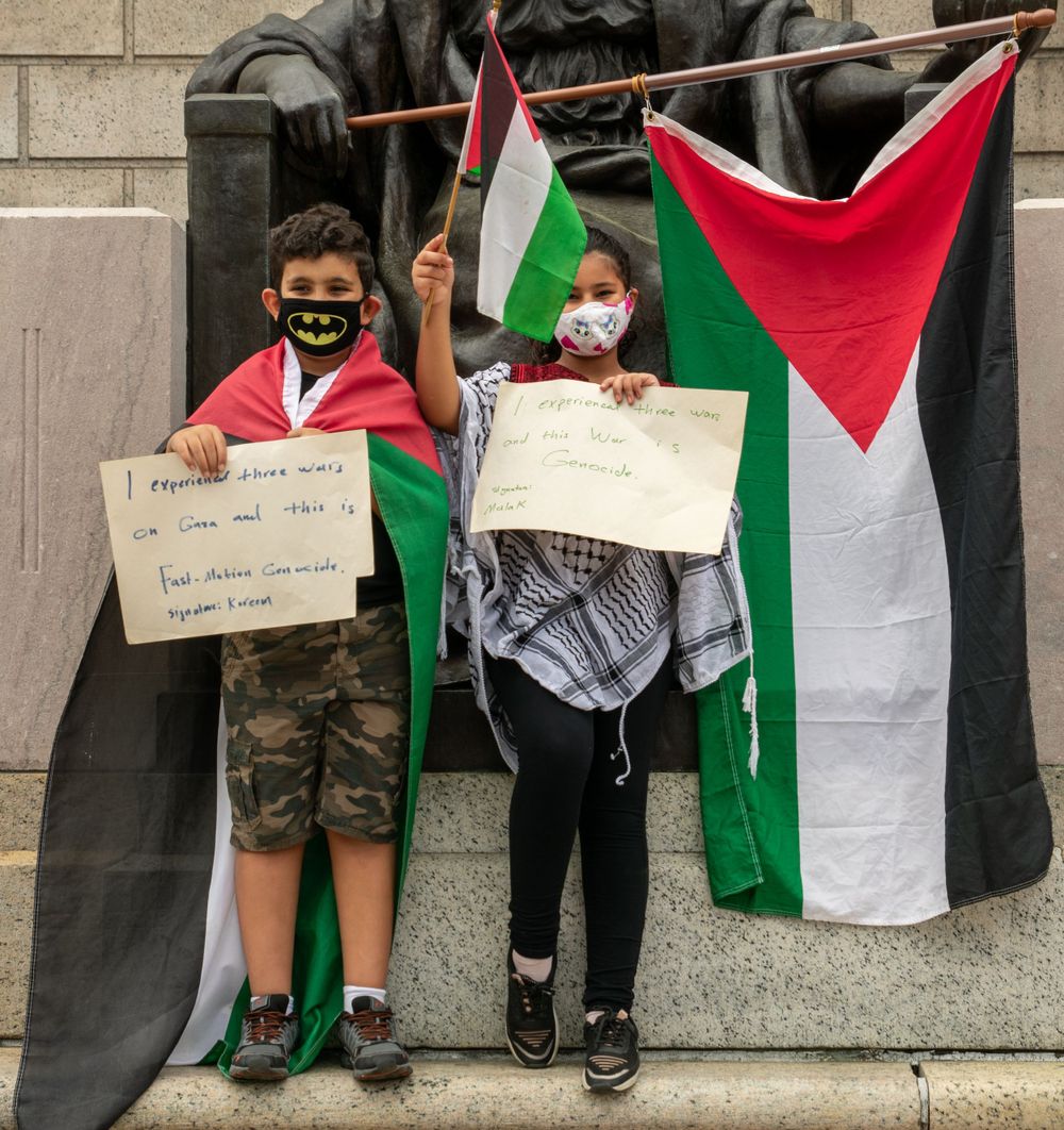 Free Palestine, Boston Protest Against The Israeli Occupation & Genocide of Palestine