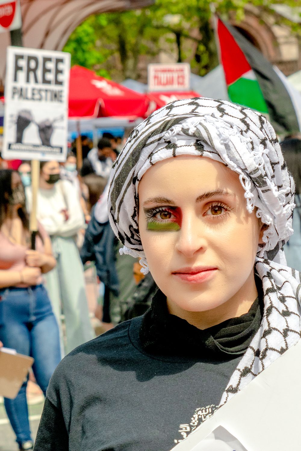 Free Palestine, Boston Protest Against The Israeli Occupation & Genocide of Palestine