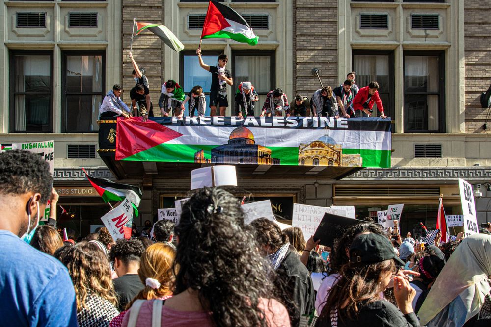 Free Palestine, Boston Protest Against The Israeli Occupation & Genocide of Palestine