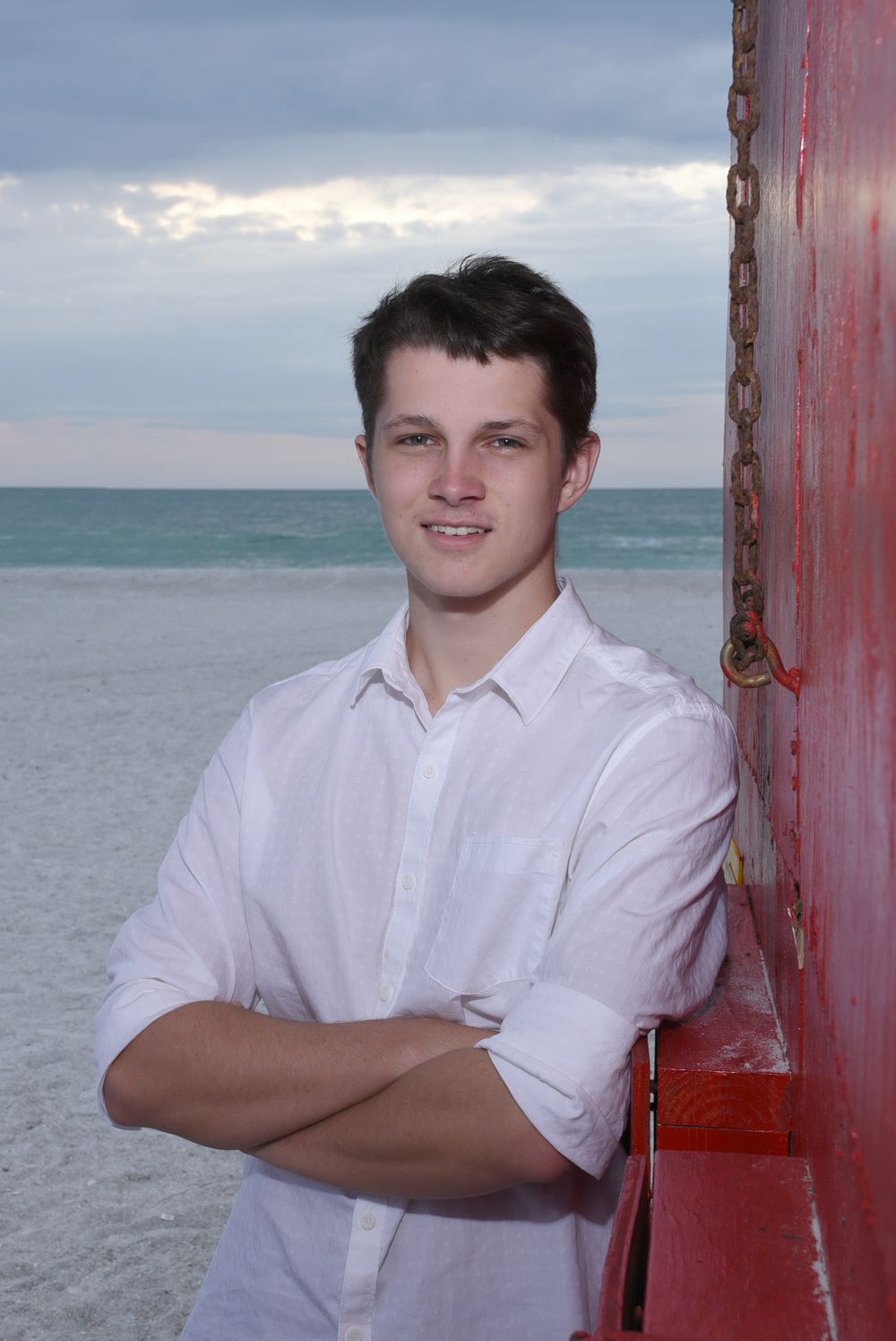 Male Senior photo Clearwater Beach, Fl by Kathleen Hall Photography