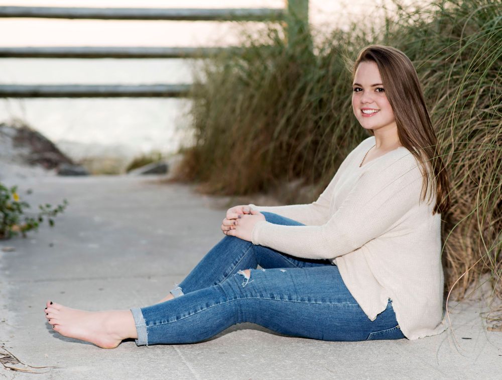 Female Senior photo Tarpon Springs, Fl by Kathleen Hall Photography