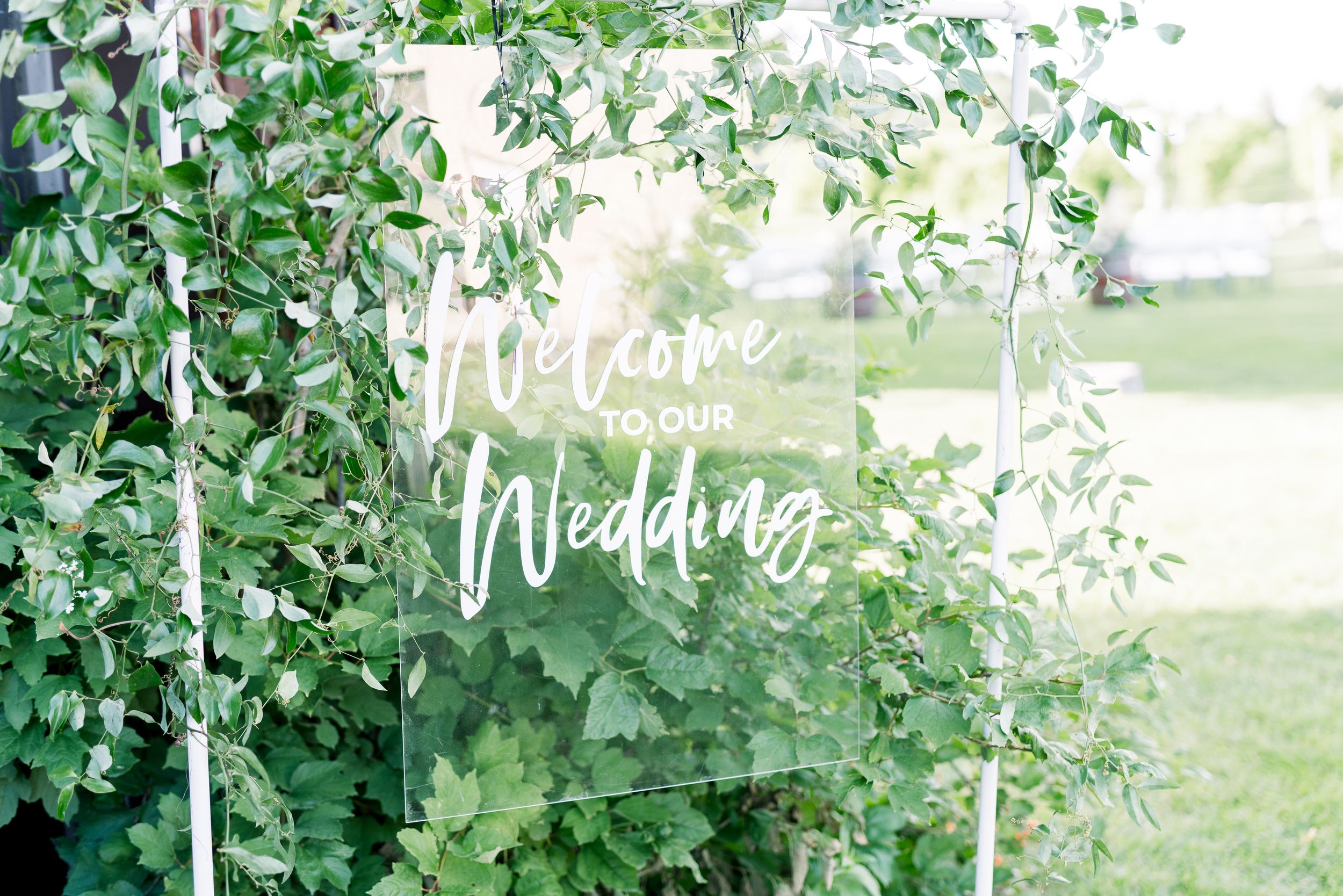 Vineyard photos with white willow events at Prairie Moon Winery wedding in Ames, Iowa