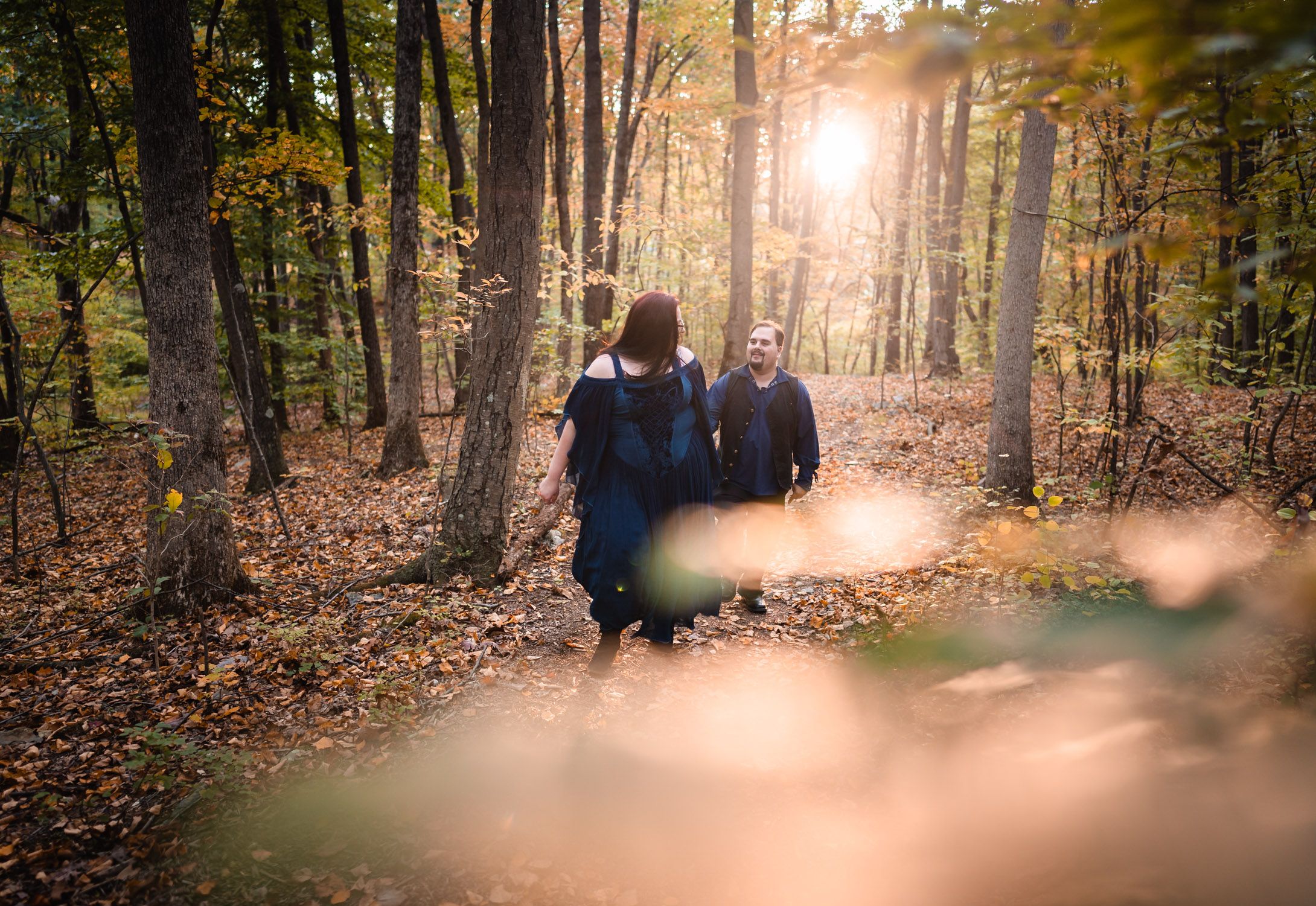 Preston Christman Photography Poconos Engagement Session at Columcille Megalith Park Lehigh Valley Wedding Photographer