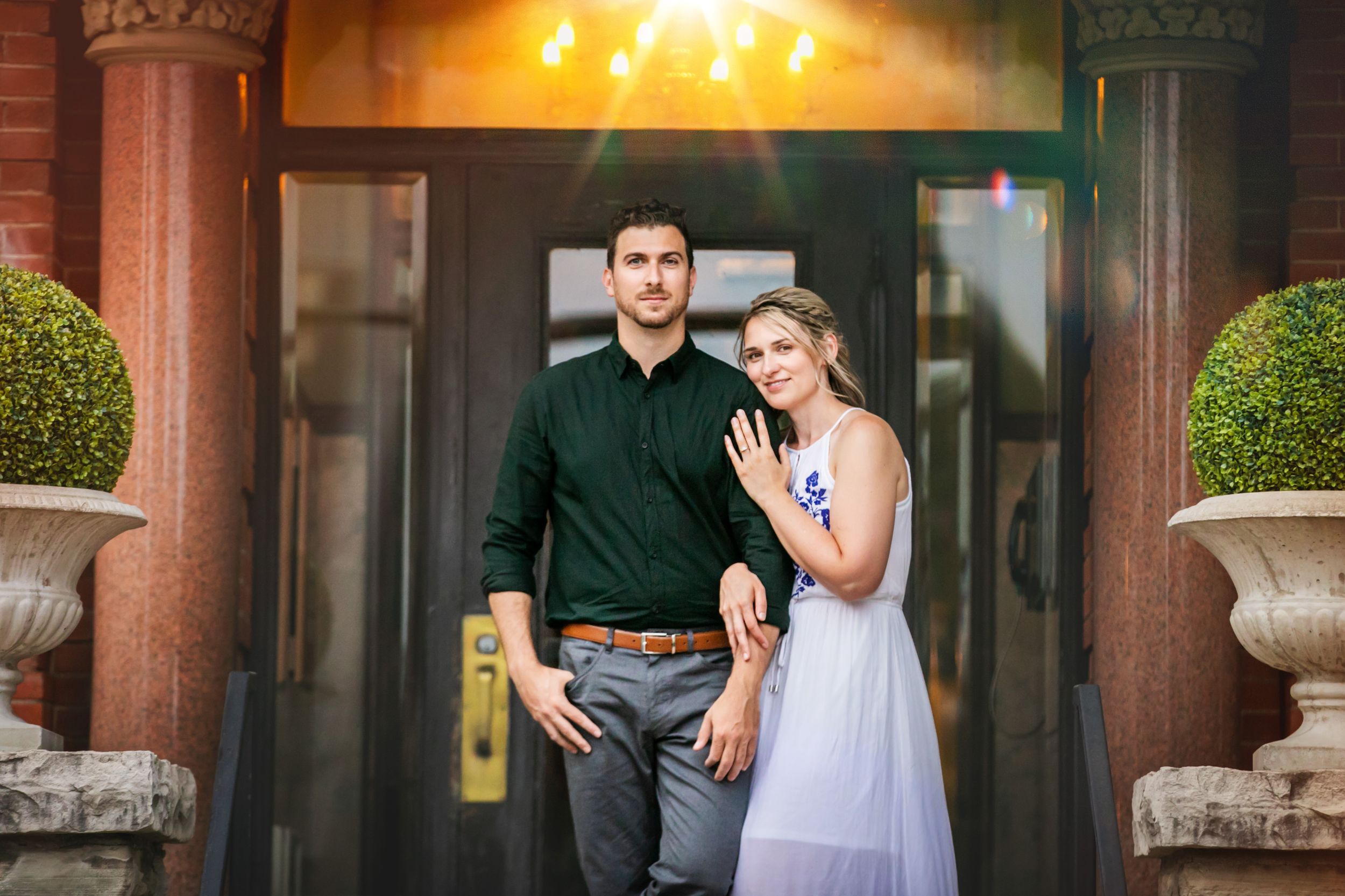 Downtown London Ontario Victoria Park Engagement Photography by Shawn Van Daele