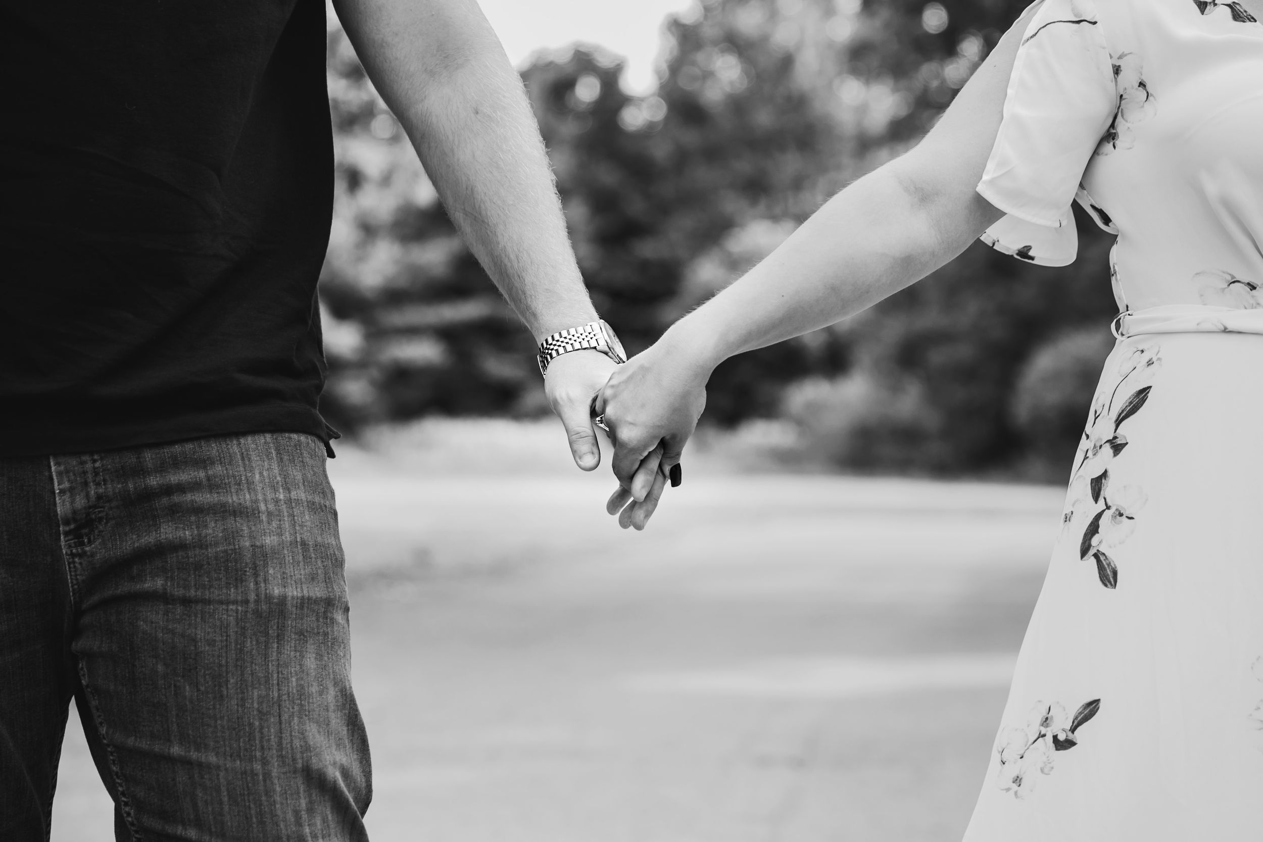 Cute and quirky engagement photos at Fanshawe Conservation Area London Ontario by wedding photographer Shawn Van Daele