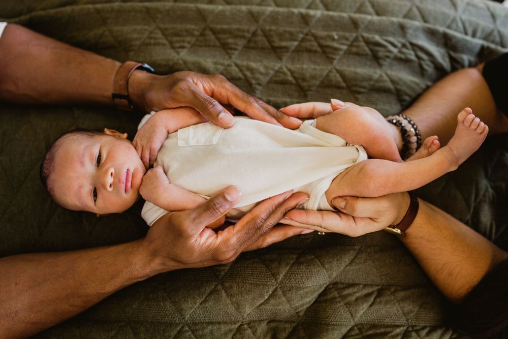 frisco newborn photographer mixed couple