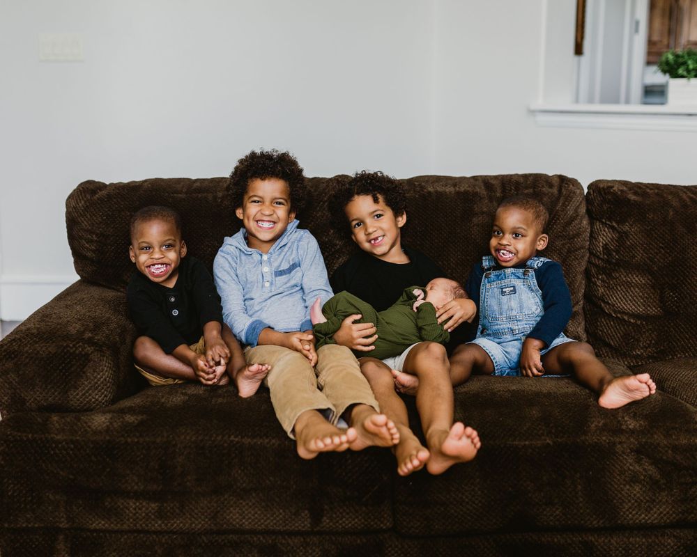 mckinney newborn photographer five boys family siblings