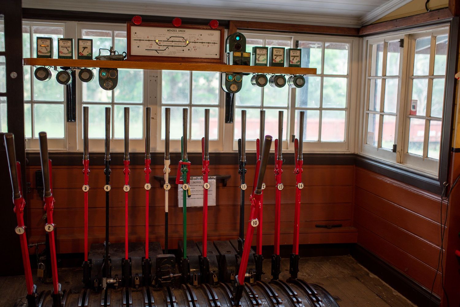 Railway controls in Melbourne's Dandenongs Puffing Billy