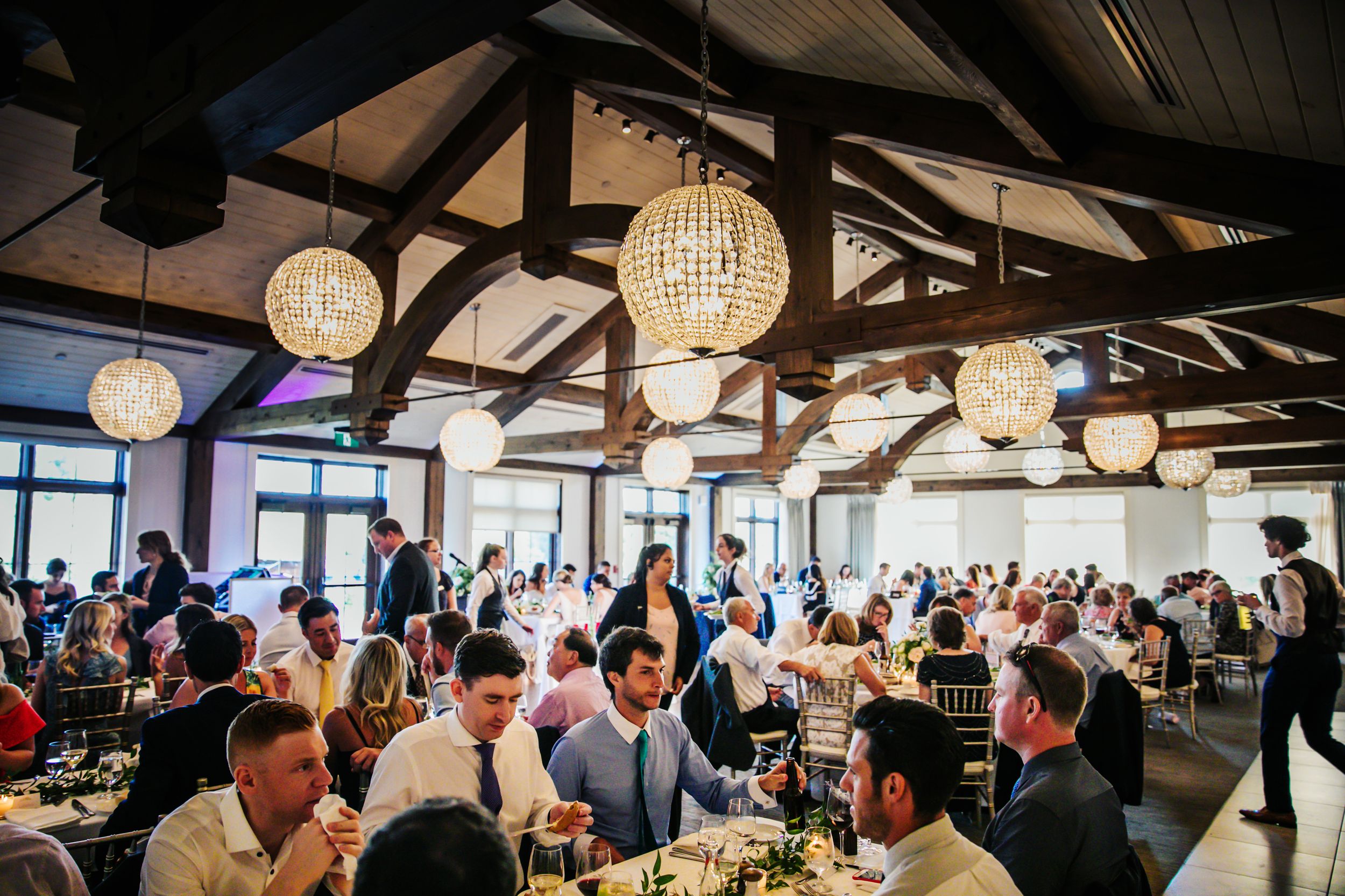 Whistle Bear Golf Club Rose Room Reception Wedding Photos