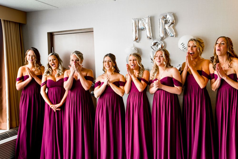 maroon bridesmaids dresses with sweetheart tops, chicago wedding photographer