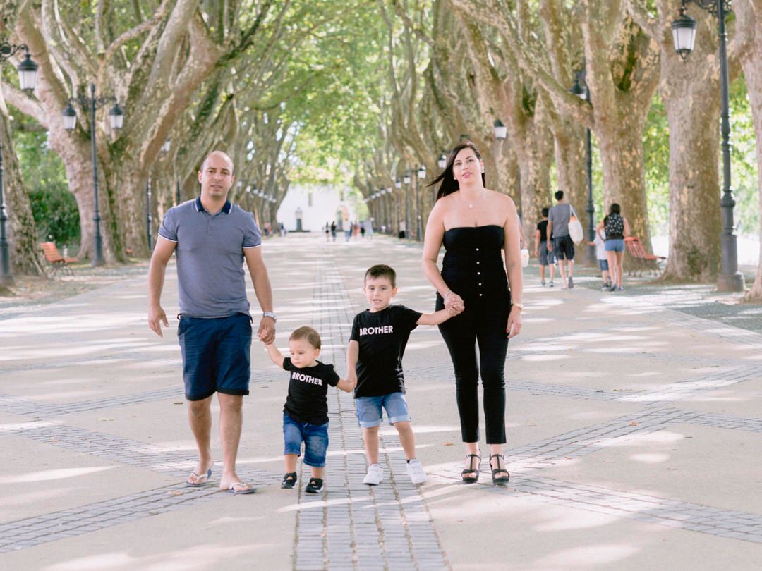 fotografia familia feliz ponte de Lima