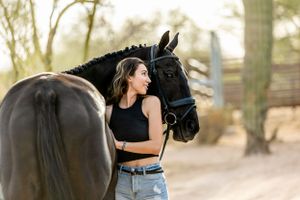 horse photography OTTB desert