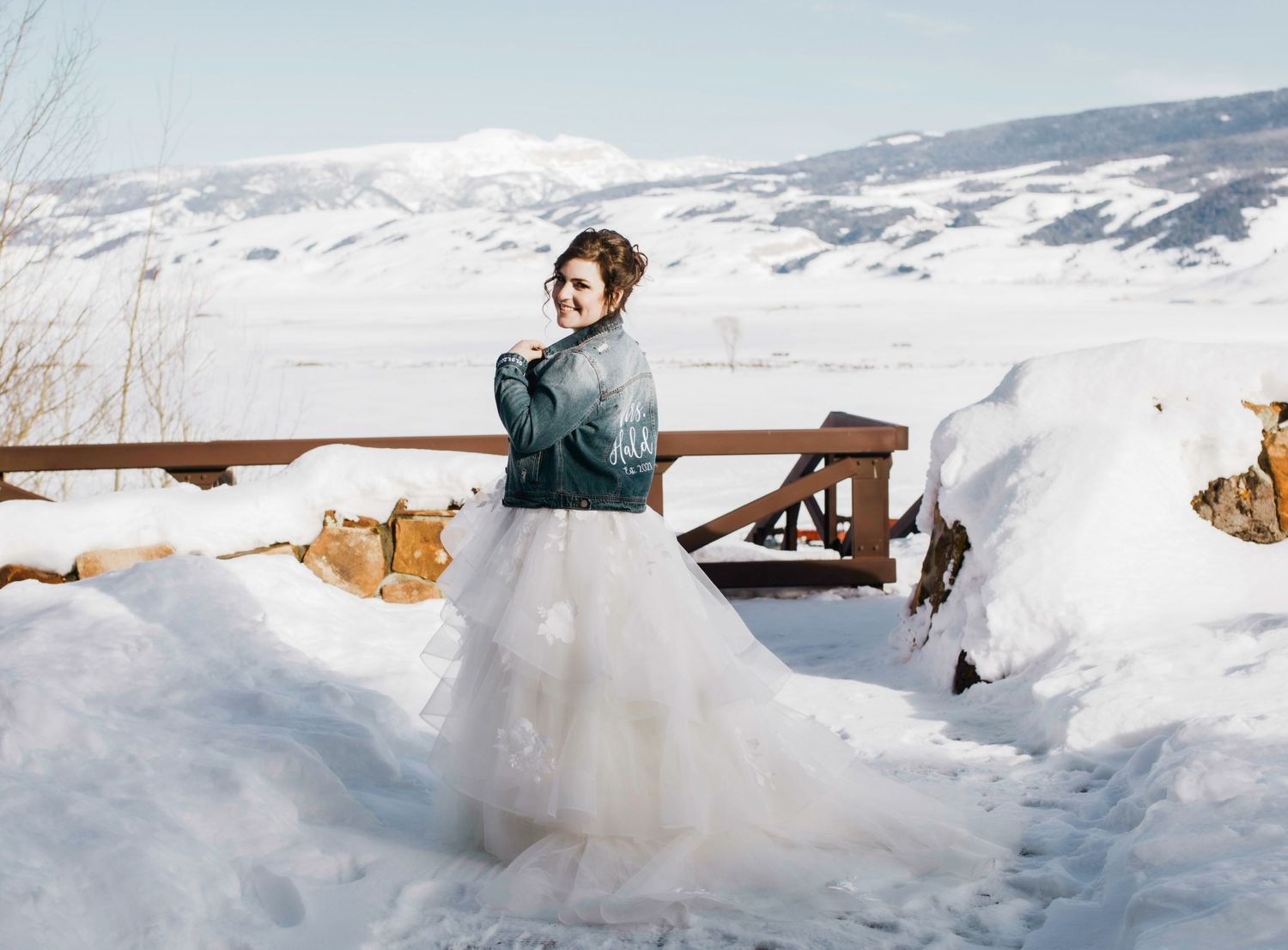 Bridal Portrait for Jackson Hole, WY Elopement by Carli Layton Photography, a Texas Elopement Photographer.
