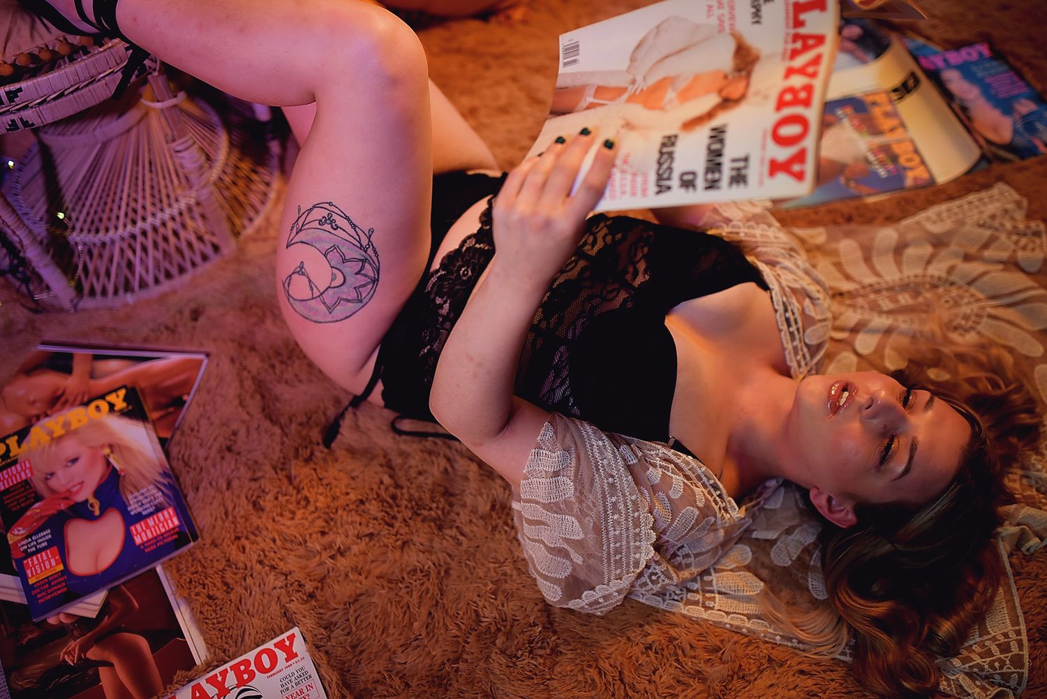 vintage inspired boudoir
