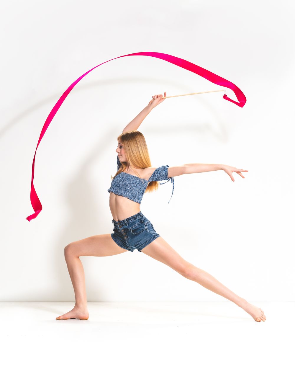 Ribbon Dance Portrait of Aubrey Stewart