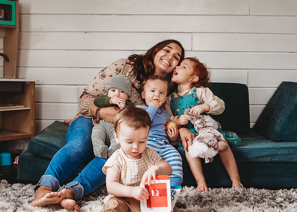 In Home Lifestyle Family Portraits