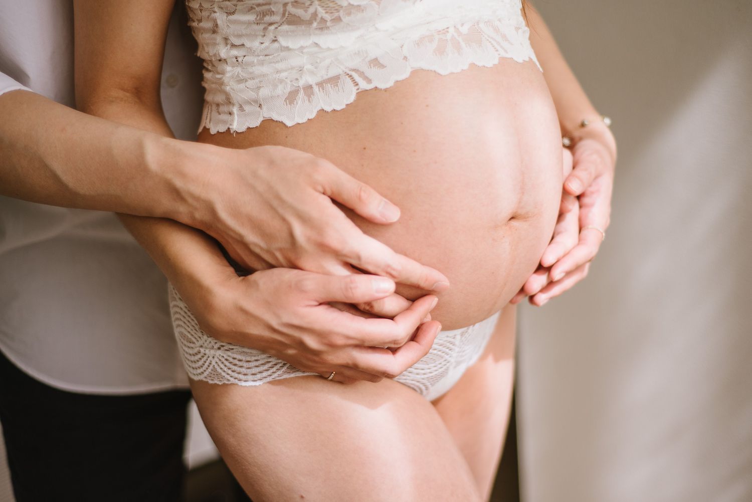 cradling the bump
