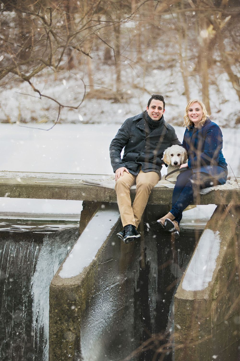 Winter Engagement Photos Arva Mill London Ontario Photographer Shawn VanDaele
