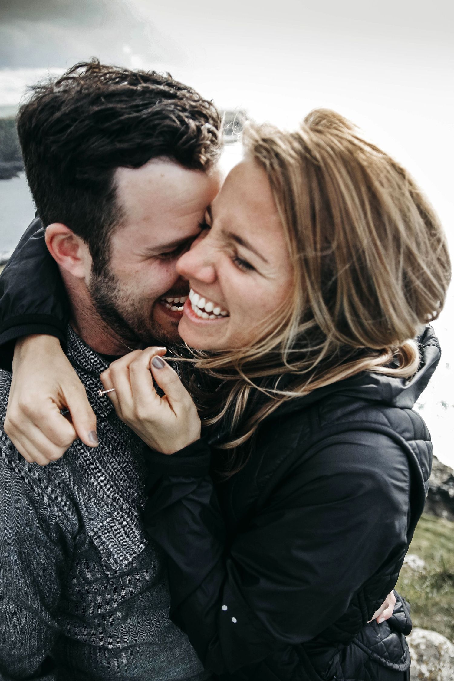 Northern Ireland Engagement, Wedding and Elopement Photography by Kellie Scott Photography. Giant's Causeway Engagement