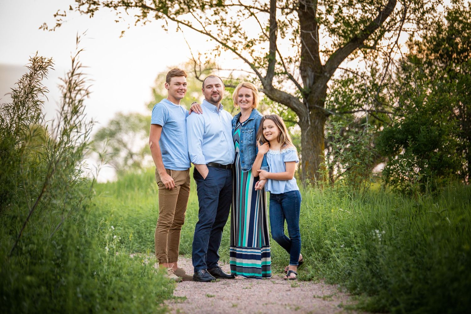 family portrait center focus