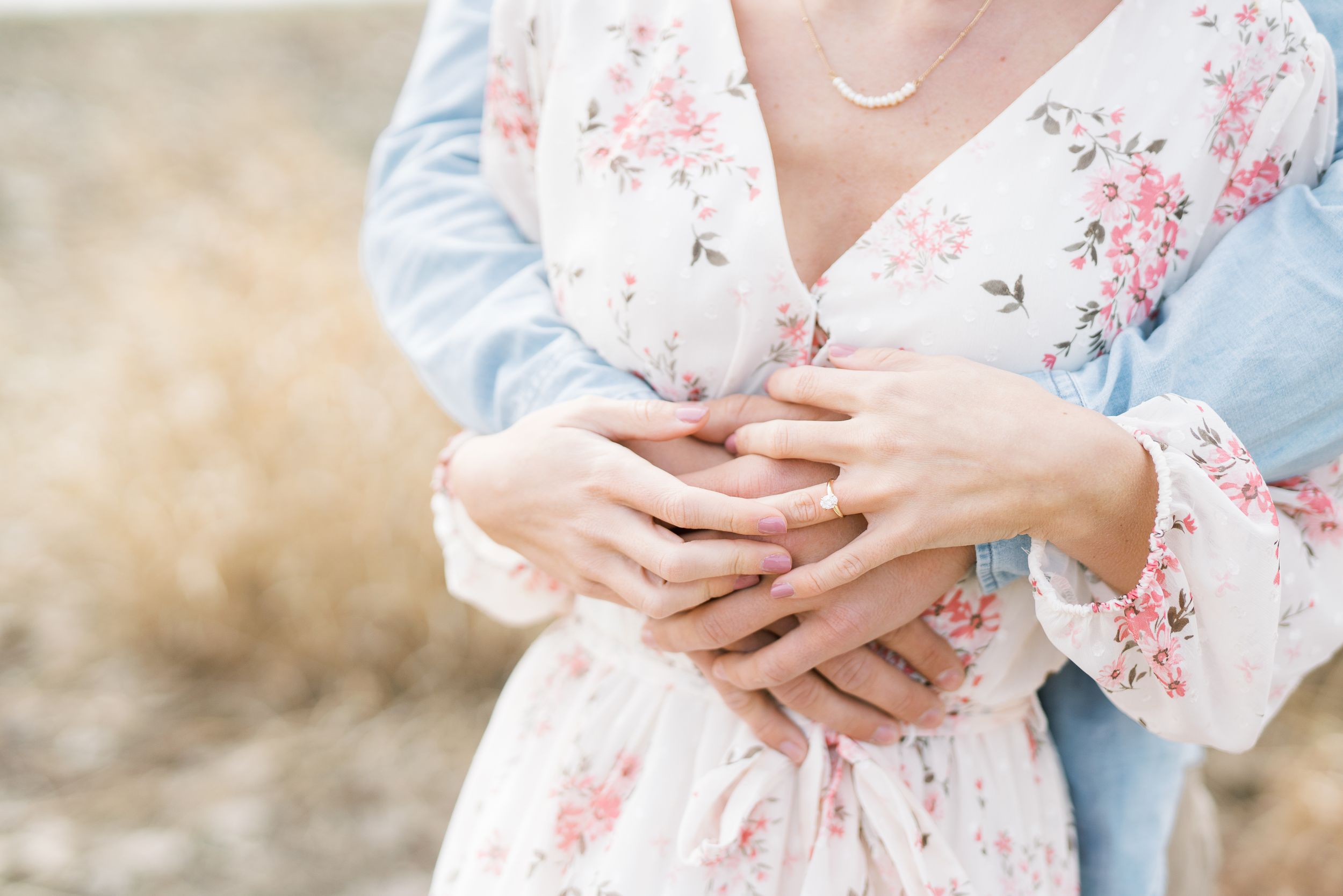 Light and airy film lakeside dock engagement session at Gray's Lake in Des Moines, Iowa