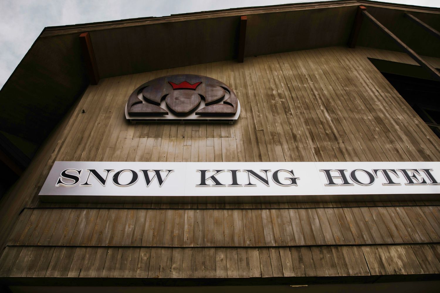 Close up of the Snow King Hotel Jackson, Hole Elopement by Carli Layton Photography, a Texas Elopement Photographer.