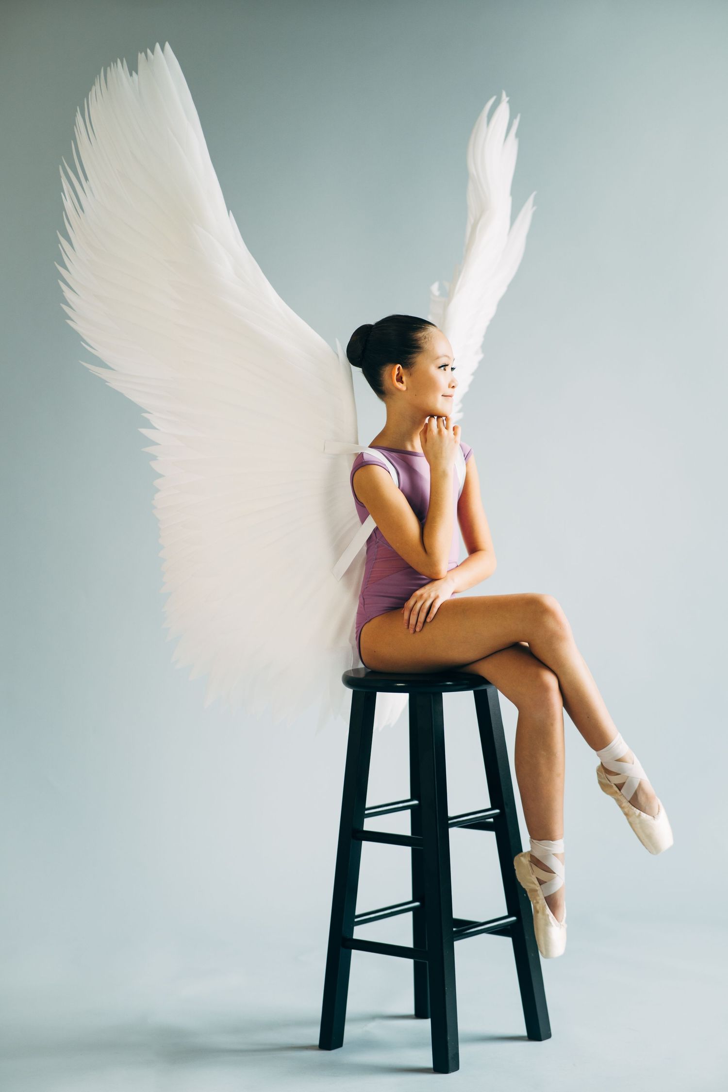 ballerina angel wings, chicago dance photography,