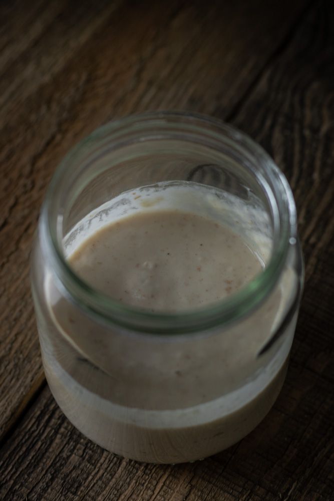 Sourdough Starter Mixed - Photo by © Reka Csulak