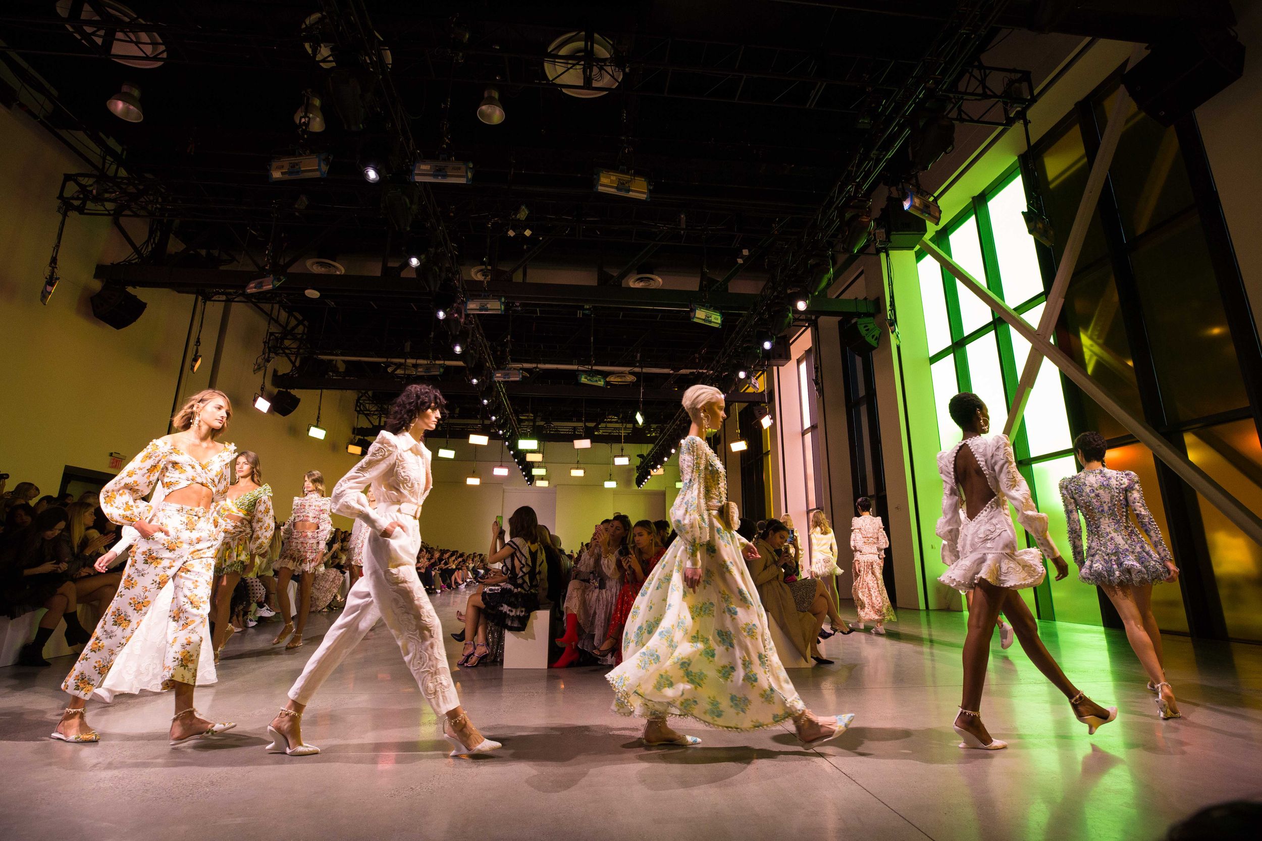 Zimmerman runway Spring Studios shot by photographer Fay Fox of FAYMOUS