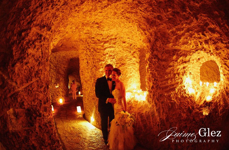 xcaret weddings cave