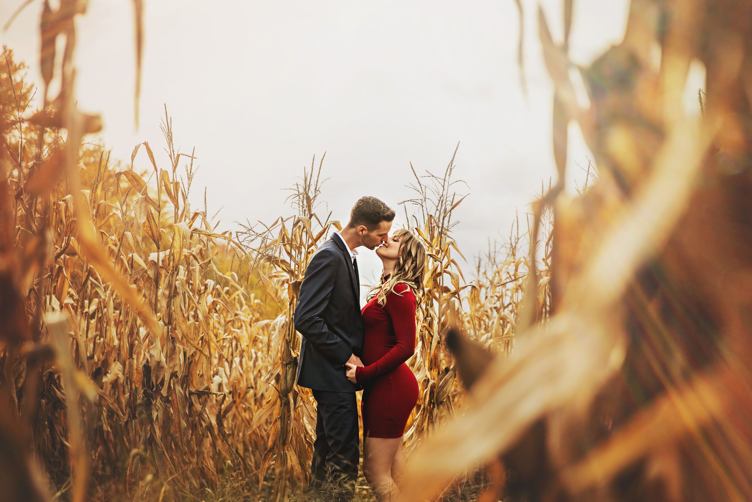 Fall engagement photos at Fanshawe Conservation Area London Ontario by photographer Shawn Van Daele