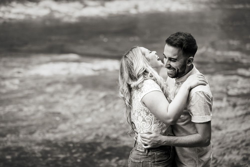 Elora Gorge Ontario Spring Summer Engagement Photos by Shawn Van Daele