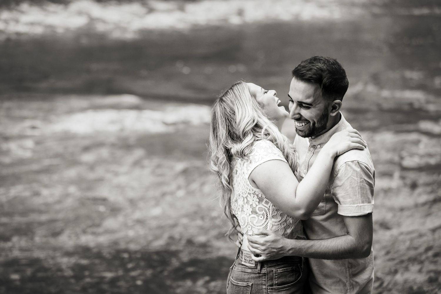 Elora Gorge Ontario Spring Summer Engagement Photos by Shawn Van Daele