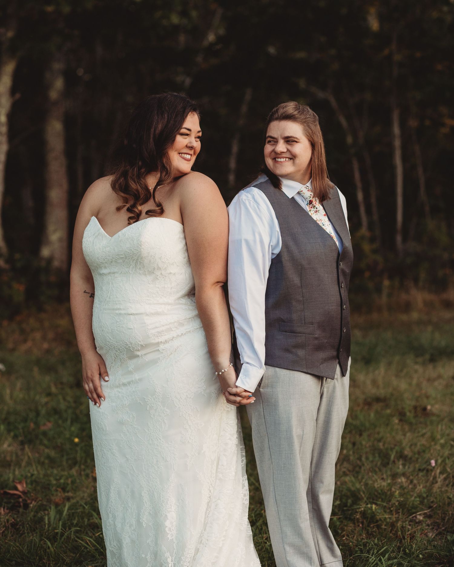 Professional wedding photo - brides
