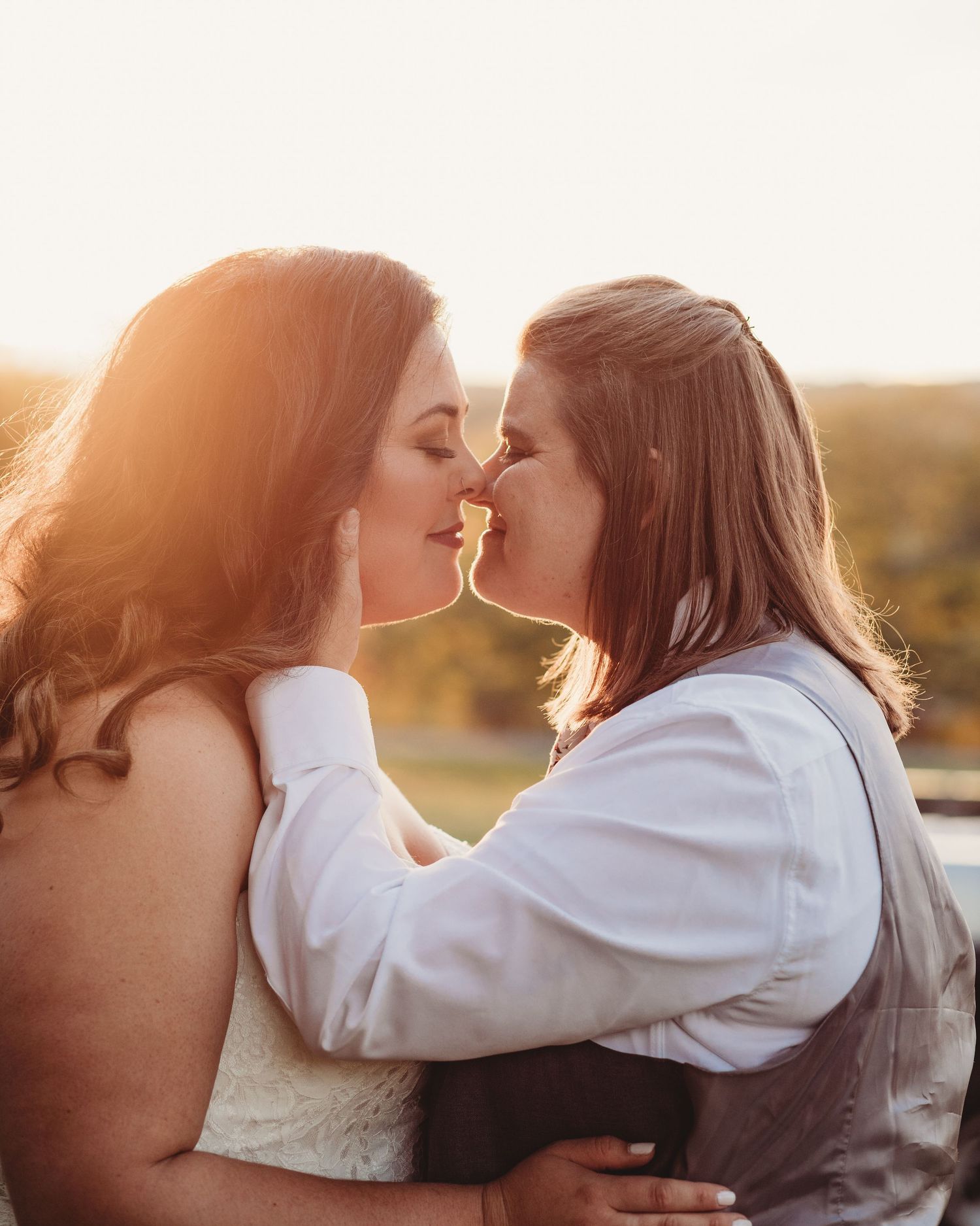 Professional wedding photo - brides