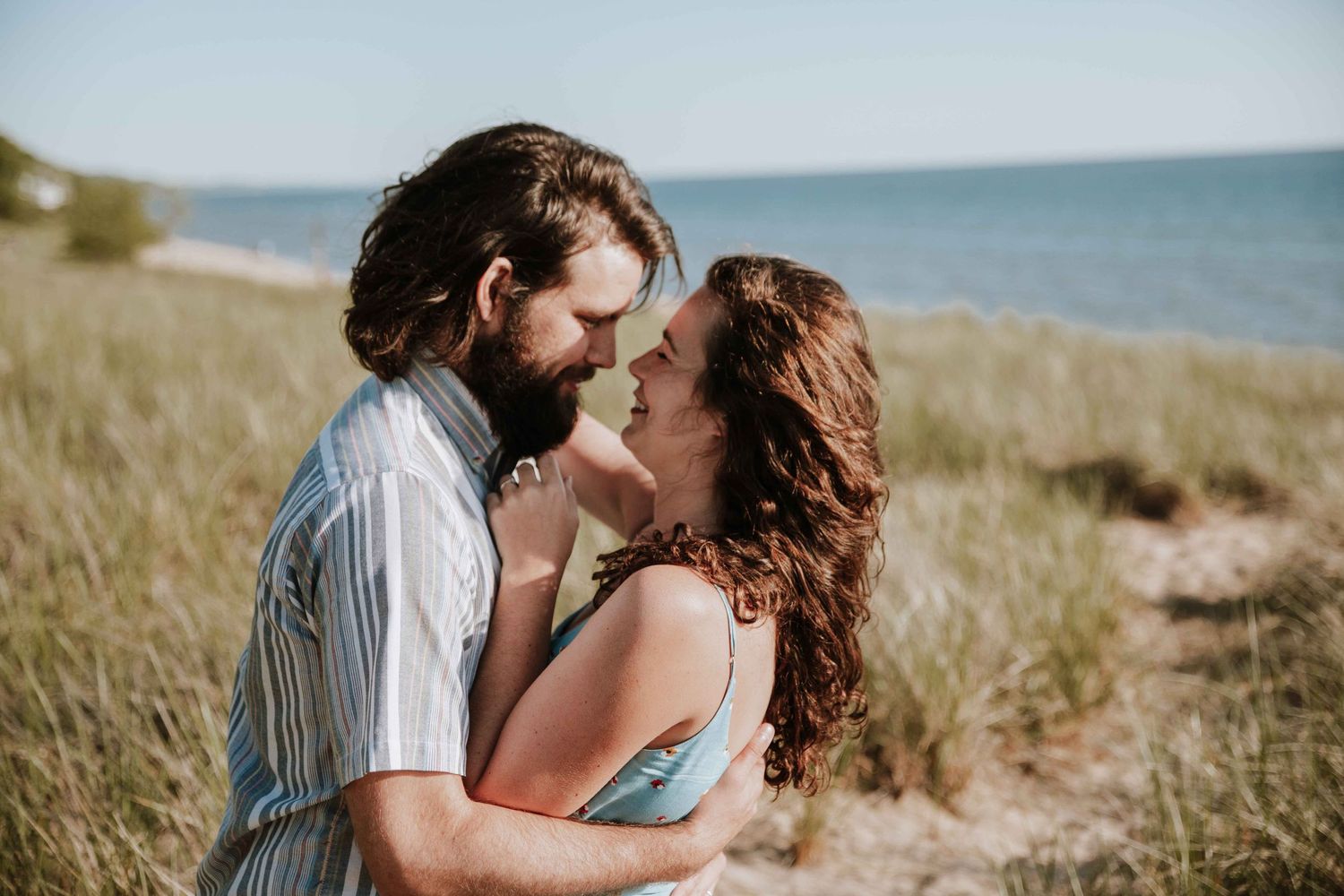 michigan wedding photographer, elopement photographer,grand haven,detroit wedding photographer,Lake Michigan,engagements