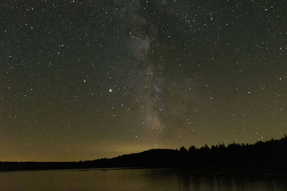 Darker image of milky way
