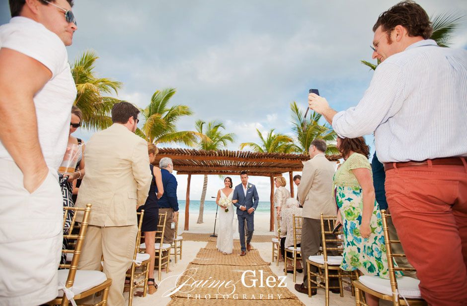 secrets maroma beach wedding photos 19