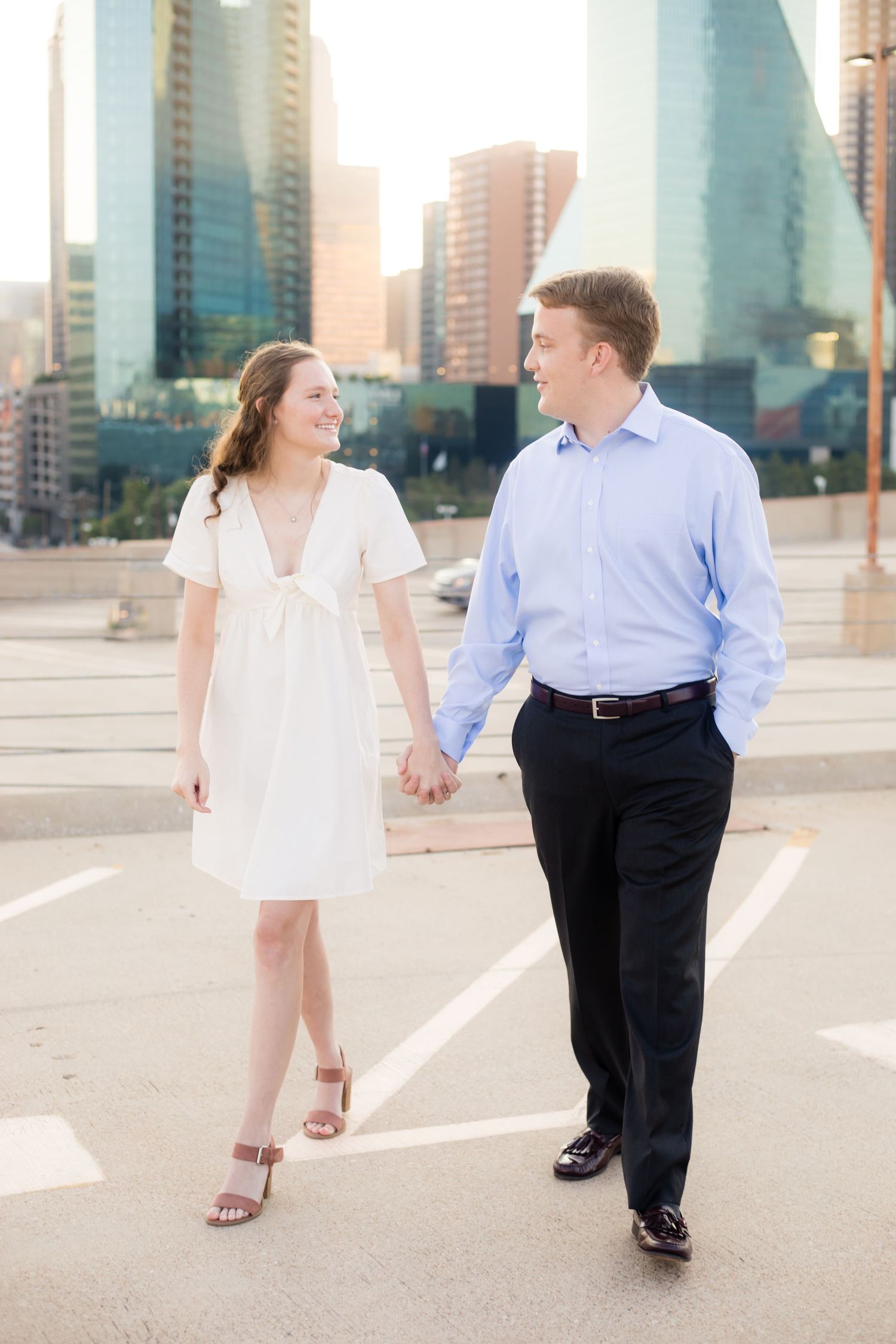 Engagement Session in Downtown Dallas