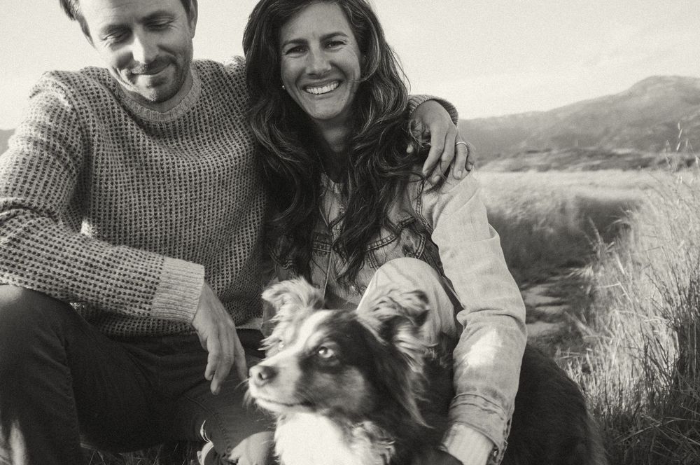 Behind-the-scenes moment of a family photo session with Fujifilm X100VI