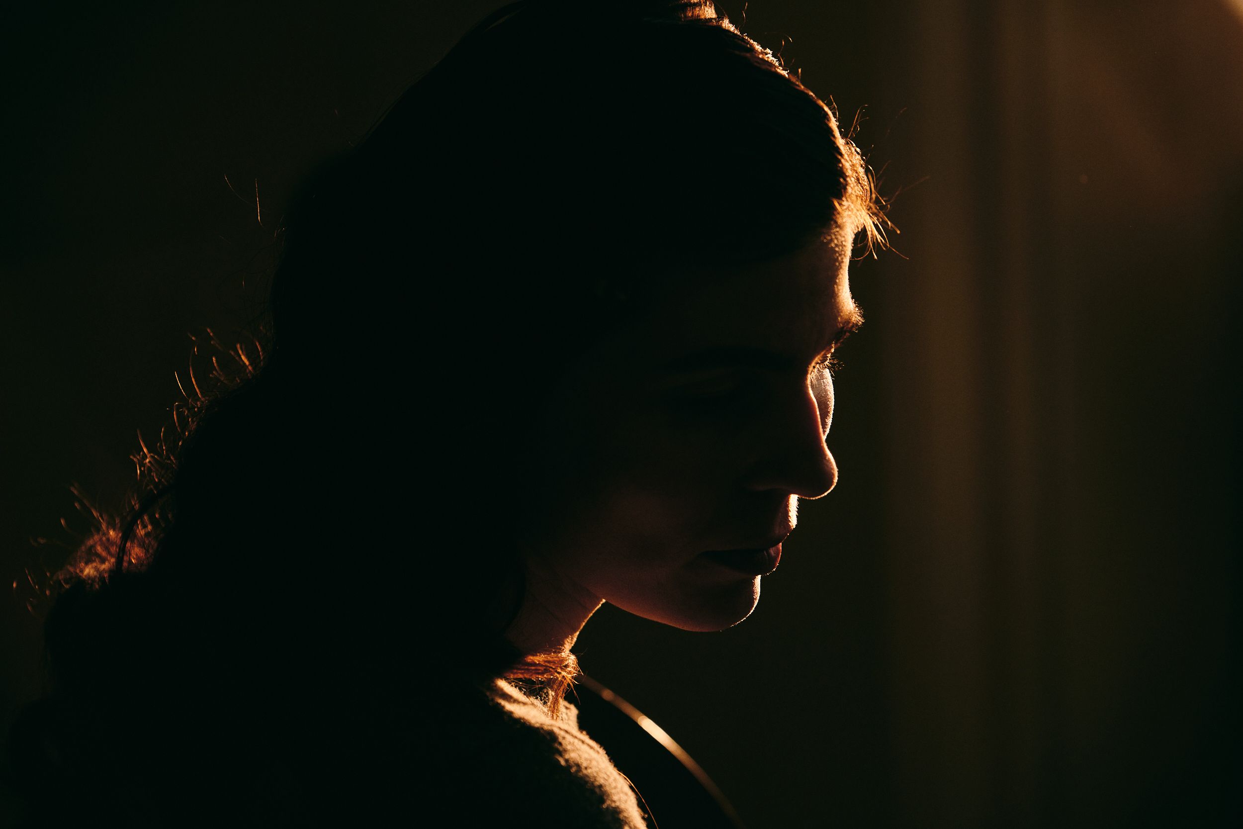 Cecilie Stenspil i silhouet